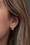 Heliophilia Silver Pendientes de Plata de Ley 925 con Circón